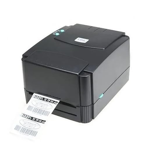 TSC TTP 244 PRO Barcode Printer 203 DPI Desktop Thermal Transfer Label Bar Code Printer, Black