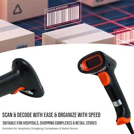 TVS Barcode Scanner 1D High-Speed Scan - Image 3