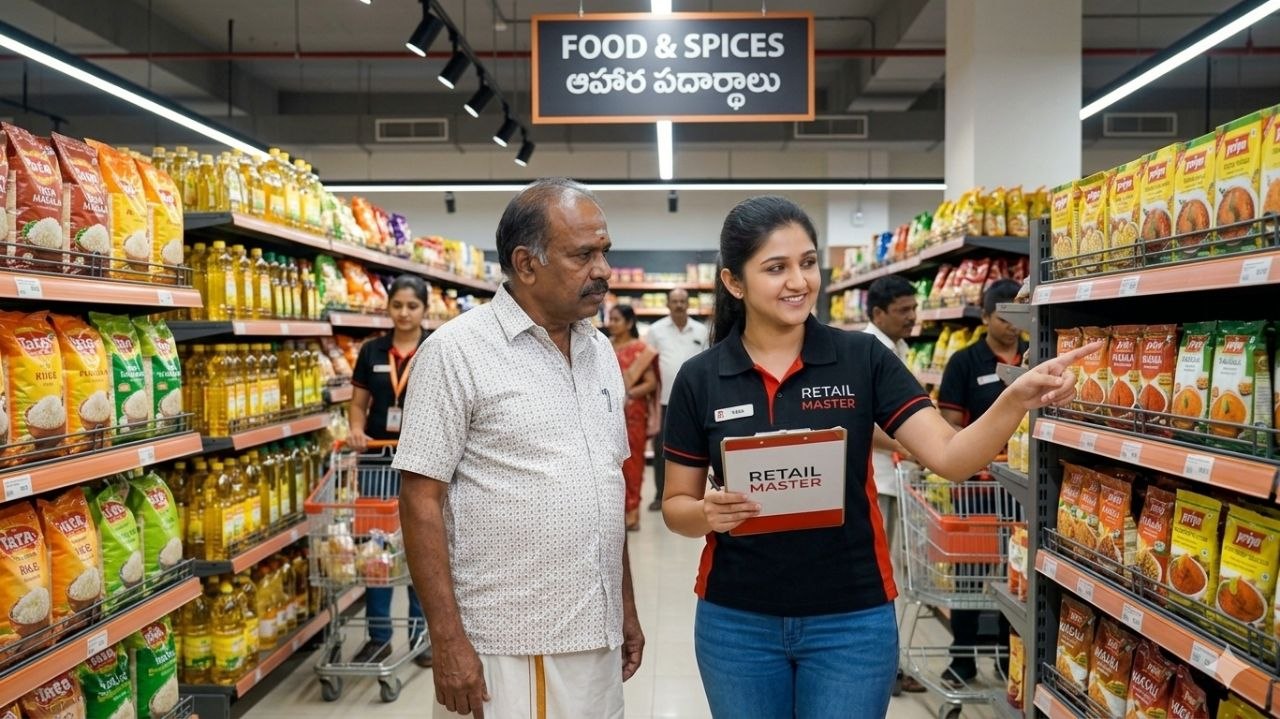 Retail supermarket store