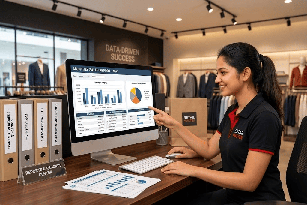 Garment Store Business Reports and Analytics Software