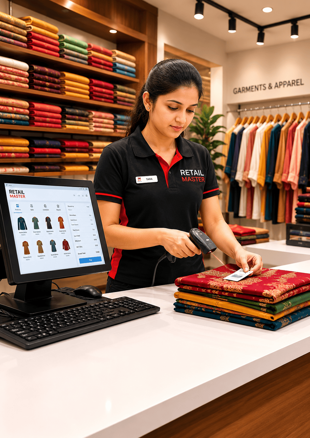 Barcode Label Printing Software for Garment Stores